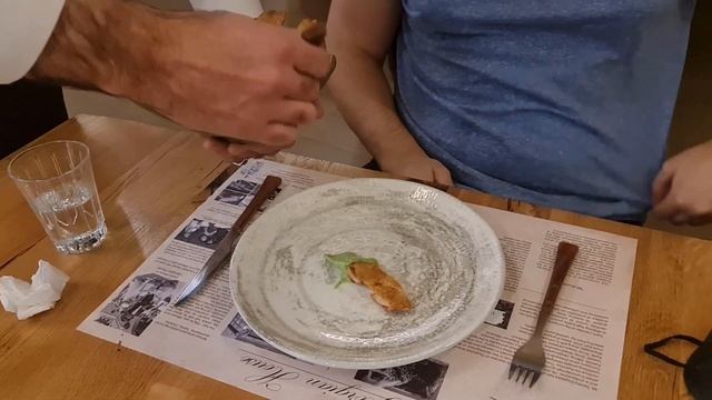 Georgian sauce bage with chicken - Грузинский соус баже с курицей