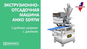 Экструзионно-отсадочная машина Anko SD97W | Сдобные пирожки с джемом