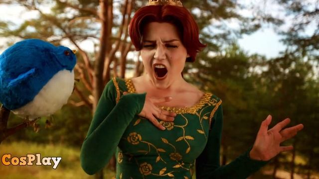 Шрек и Фиона Косплей - Волшебный Мир Зеленых Огров смотреть онлайн