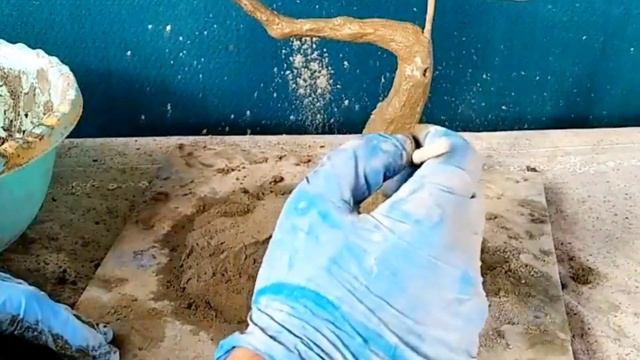 Из цемента можно сделать домашний декор покруче магазинного! Оригинальная поделка для дома!