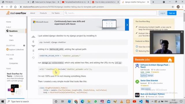 [FIX] -  django.template.exceptions.TemplateDoesNotExist: ckeditor/widget.html