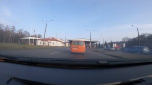 17.04.2015 - пересекаю границу России и Польши в погранпереходе Mamonowo-Gronowo