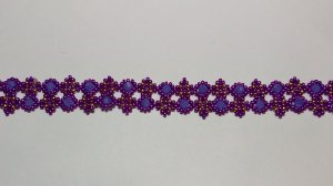 Бисероплетение. Мастер класс.  Украшение из бисера. Браслет. 2 часть. Пошаговый МК для начинающих.