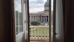 Гостиница KEMPF Nevsky люкс с балконом и видом на собор сентябрь 2023