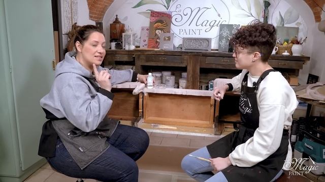 Restyling di una Petineuse, come decorare il tuo angolo di vanità! Fai da te! Elisa & Magic Paint! смотреть онлайн