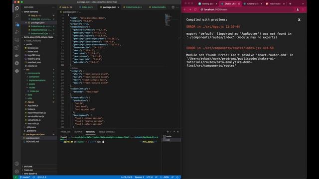 How to add routes & folder structure to your React based web application?
