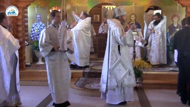 Освящение храма в честь святого Пантелеймона Целителя в посёлке Красная Горка