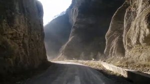 дорога к памятнику Сергея Бодрова