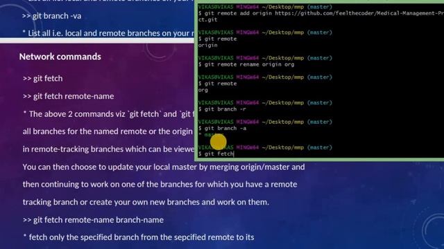 Working with git network commands (HIndi) смотреть онлайн