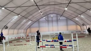 Тренировка конкур 2.02.2023 в КСК Horseka Олеси Лукиной