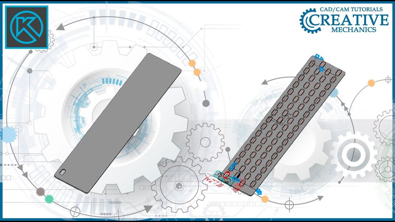 Уроки Компас 3D.Массив по сетке смотреть онлайн