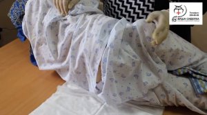 Смена подгузника тяжелобольному