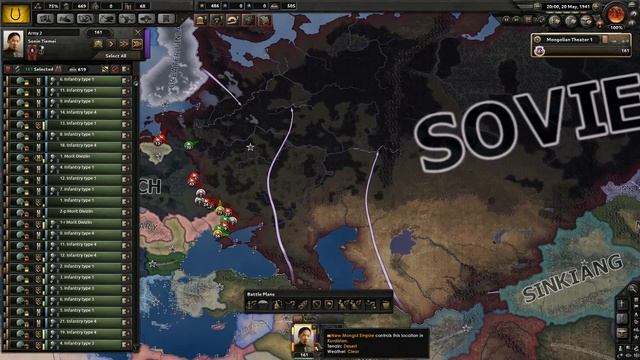 Hearts of Iron 4 Challenge: Restoring the Mongol Empire