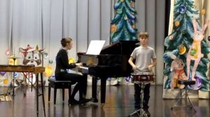 Ударные инструменты(Малый барабан) Новоженов Василий(10 лет). МАУ ДО Боровская ДШИ "Фантазия"
