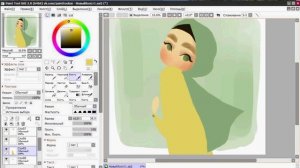 Как я обычно рисую в Paint Tool Sai 2