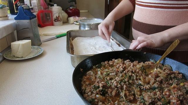 ЛАЗАНЬЯ с фаршем из лаваша / Рецепт