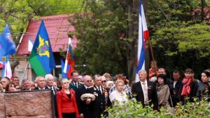 9 мая поселок Черноморское Крым 2014 год чествование ветеранов