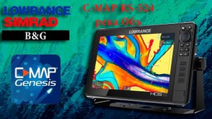 Обзор карты C MAP RS 524 река Объ