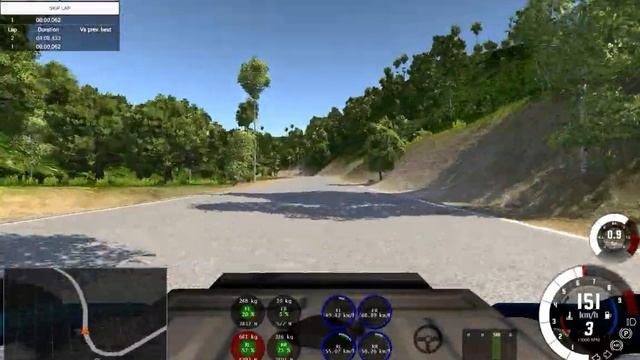 BeamNG - lap on the nordschleife of my v0.1 "Nurburg area" map. смотреть онлайн