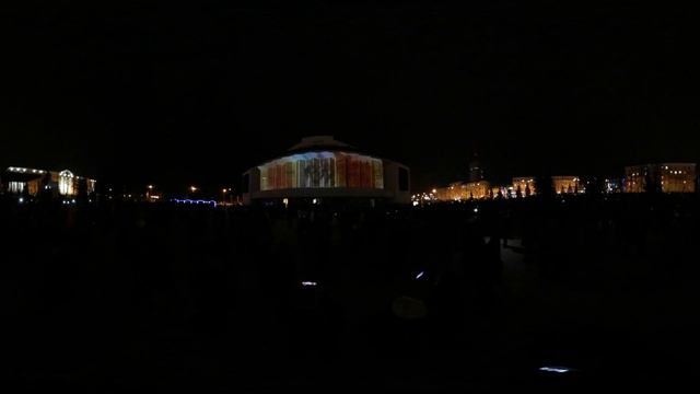 Маппинг юбилея Архангельской области смотреть онлайн