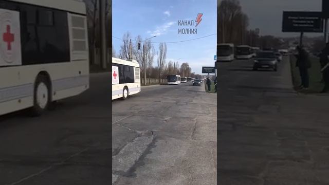 Колонна Запорожье-Бердянск из 10 автобусов выехала.