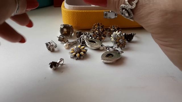 Украшения из желтой шкатулки . Шкатулка СОВА