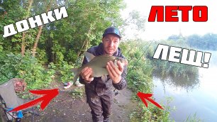 Лето Донки Лещи! Рыбалка на донки ранним летним утром на Москве реке Тверская плоская кормушка