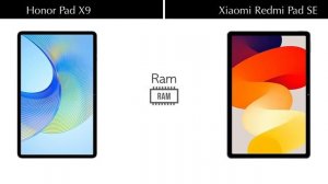 Xiaomi Redmi Pad SE Vs Honor Pad X9