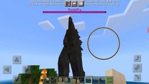 Гадзила в Майнкрафте