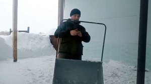 самодельная движка снега