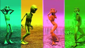 COLOR DANCE CHALLENGE DAME TU COSITA VS PATILA -  Alien Green dance challenge