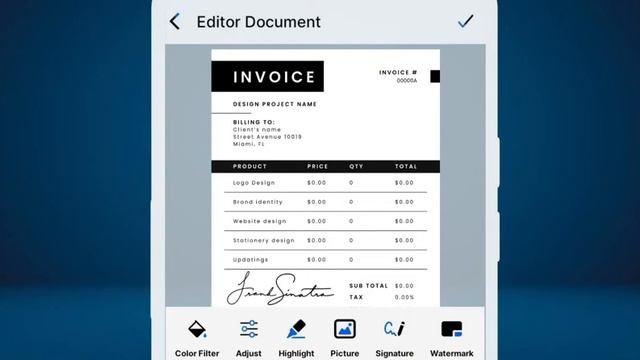 Document Scanner :- PDF Scanner Landscape
