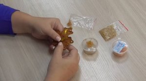 МК Брошь Кленовый лист