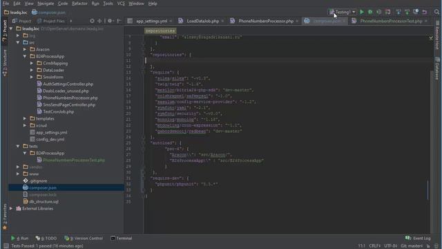 Настройка PhpUnit + PhpStorm для юнит-тестирования