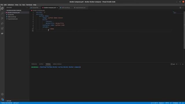 docker-compose.yml | Create docker-compose and run multiple containers | Hands On