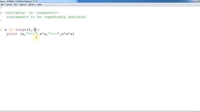 Python | Range, in & not in Operators, for and while Loops