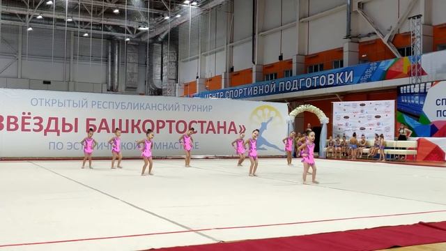 Соревнования по эстетической гимнастике, Уфа 29.01.21 общий план смотреть онлайн