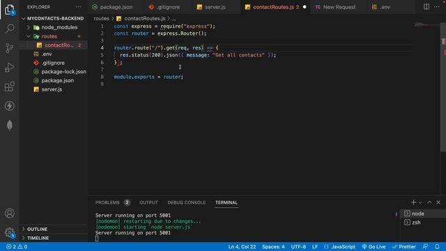 Build Rest Api Project With Express & MongoDB | Express Router | Node.js Tutorial for Beginners #8