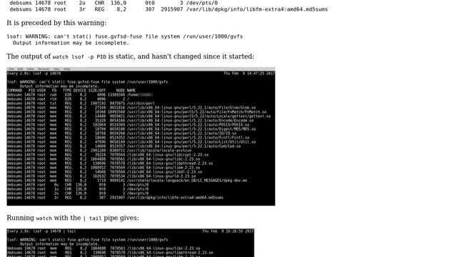 Can I expect "debsums -cs" to exit to prompt when it's finished? смотреть онлайн