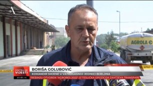 Vatrogasne ekipe dežuraju u fabrici "Sava"