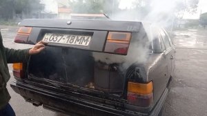Я ошеломлён, автомобиль Audi 100 на дровах