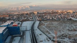 Кызыл.Новая дорога на ул.Титова.Обновленный мост через Енисей.