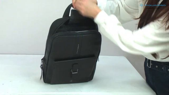 Обзор рюкзака для ноутбука Piquadro ARES/Black CA5198W101_N смотреть онлайн