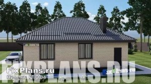 Проект одноэтажного дома F-3104