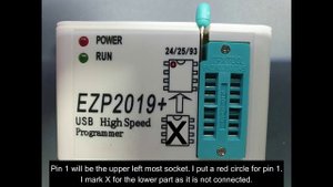 Programming BIOS without Removing the Chip using a Modified EZP2019+ with Test Clip