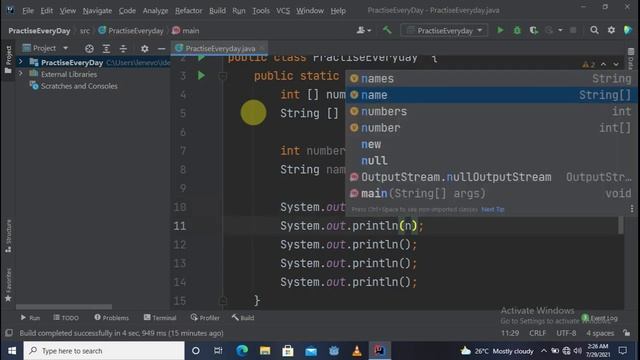 Java Class Arrays