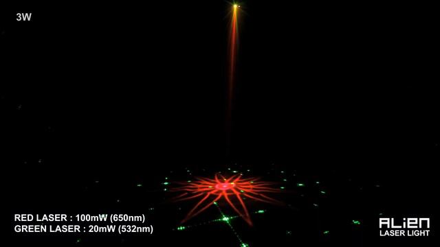 ALIEN Portable Laser Stage Light Show (R16RG) смотреть онлайн