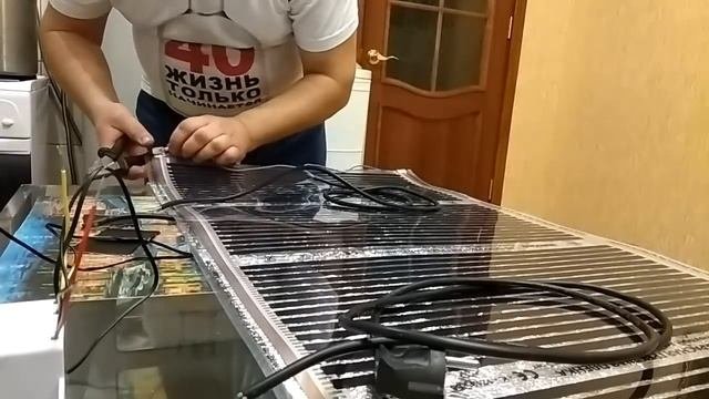 Подогрев браги с терморегулятором.