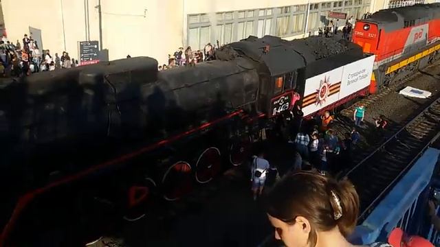 В Бузулук приехал ретро поезд смотреть онлайн