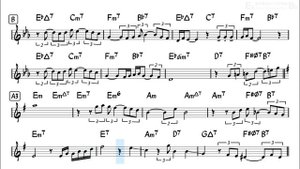 In a Sentimental Mood - Backing Track with Sheet Music for Tenor Sax